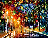 Evening Paintings - ROMANTIC EVENING by Leonid Afremov